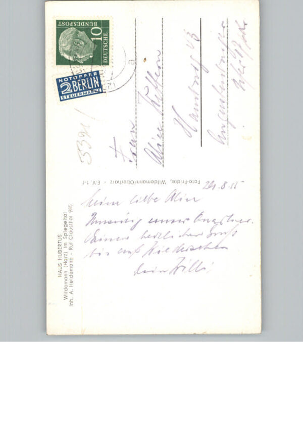 Clausthal-Zellerfeld Pension Haus Hubertus – Bild 2