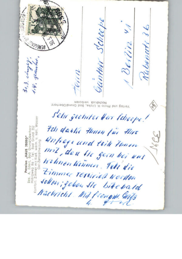 Bad Grund Pension Haus Iberg – Bild 2