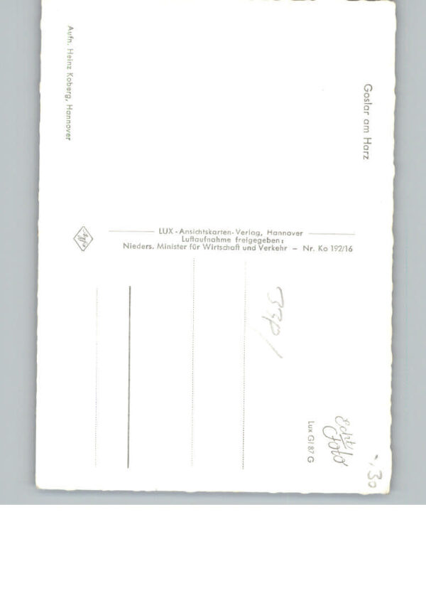 Goslar Fliegeraufnahme – Bild 2