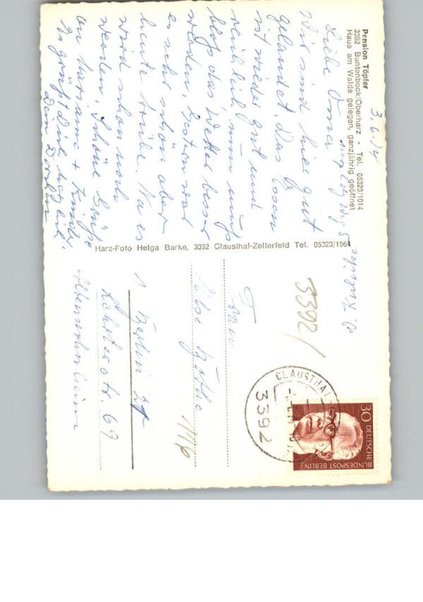 Buntenbock Pension Toepfer – Bild 2