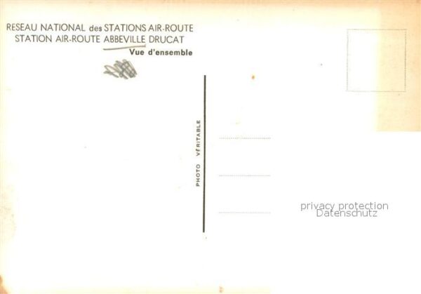 Abbeville 80 Somme Reseau National des Stations Air Route Vue d ensemble – Bild 2