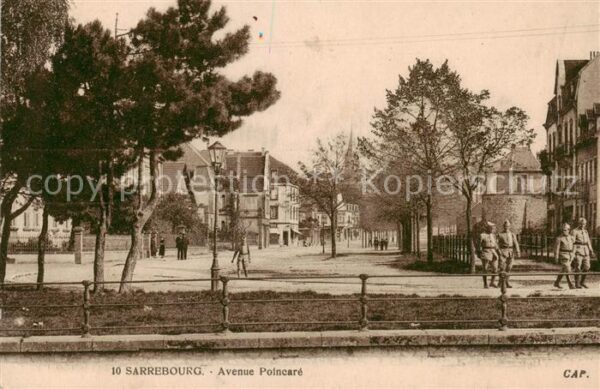 Sarrebourg Saarburg Lothringen Avenue Poincare
