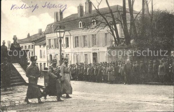 Stenay Soldaten Stadtplatz
