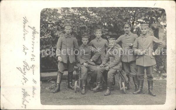 Militaria WK1 Gruppenfoto