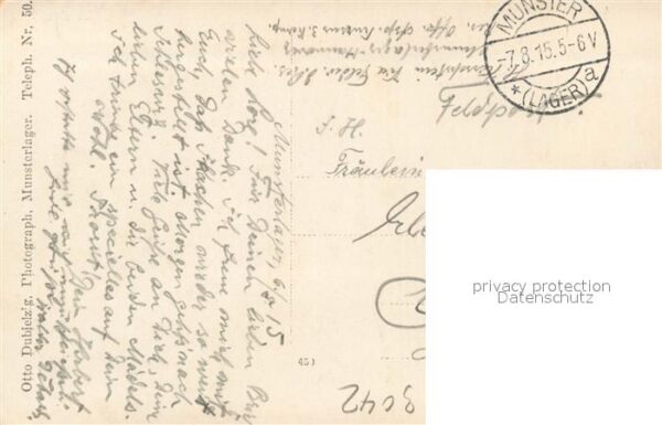 Militaria Deutschland WK1 Munsterlager Kaserne Uniformen – Bild 2