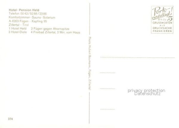 Fuegen Hotel-Pension Held – Bild 2