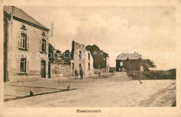 Messincourt Zerstoertes Dorf