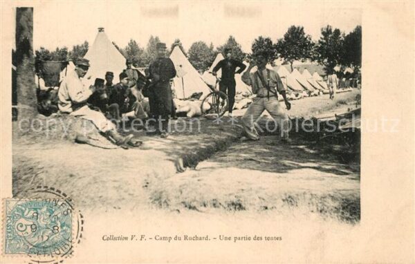 Camp du Ruchard Une partie des tentes
