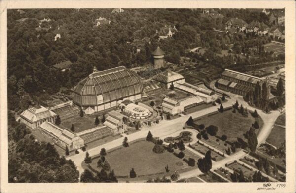 Berlin Dahlem Botanischer Garten Fliegeraufnahme