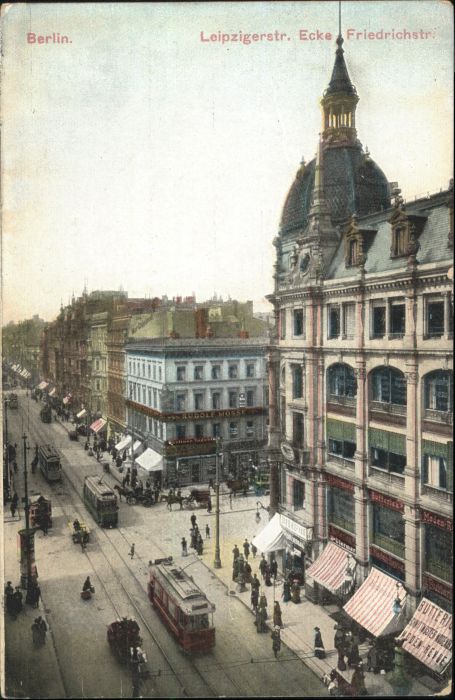 Berlin Leipzigerstrasse Friedrichstrasse