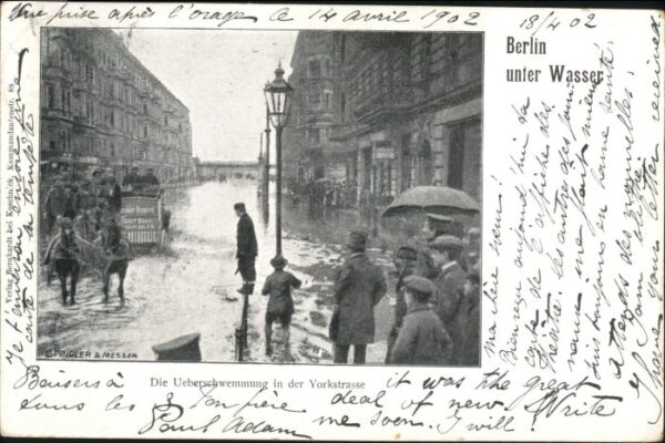 Berlin ueberschwemmung Yorkstrasse