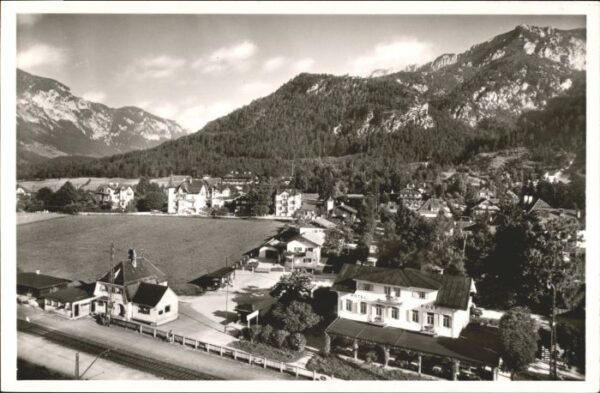 Bayerisch Gmain Hotel Post Fliegeraufnahme