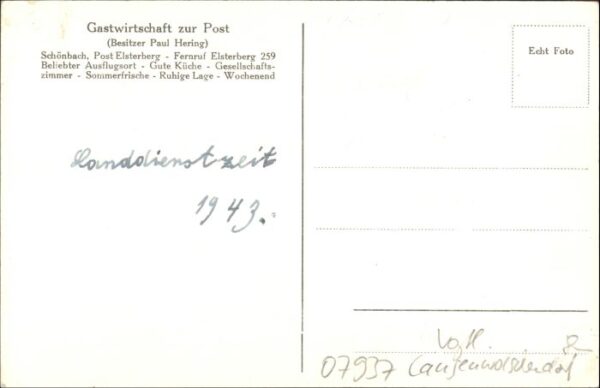Schoenbach Vogtland estaurant zur Post – Bild 2
