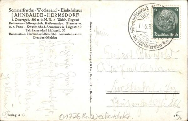 Hermsdorf Erzgebirge Hermsdorf Osterzgebirge Jahnbaude – Bild 2