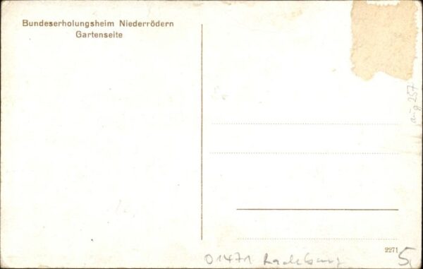 Roedern Ebersbach Sachsen rholungsheim Niederroedern * – Bild 2