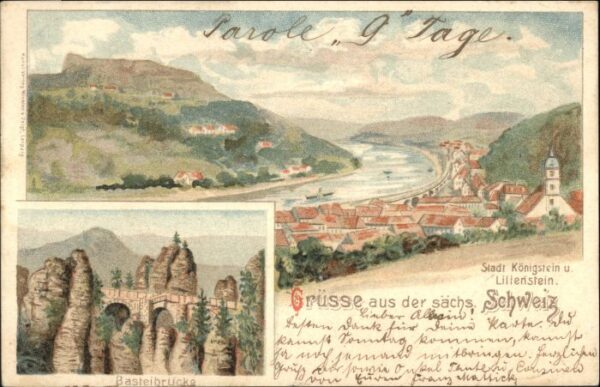 Koenigstein Saechsische Schweiz steibruecke x