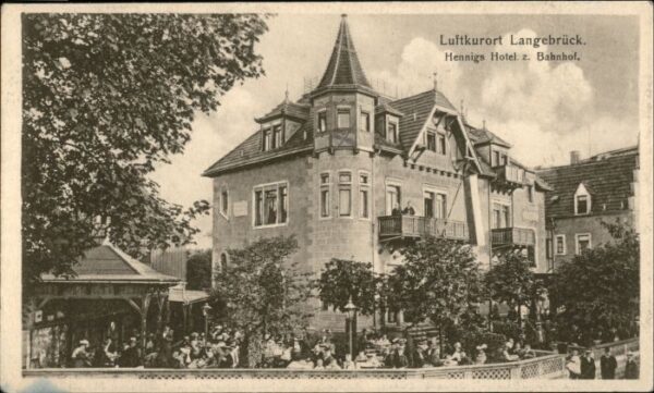 Langebrueck ennigs Hotel zum Bahnhof