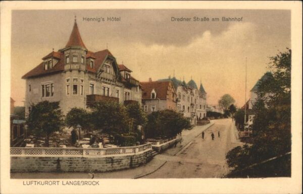 Langebrueck redner Strasse Hennigs Hotel
