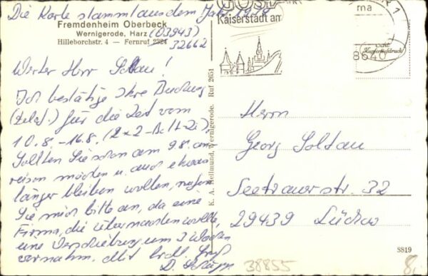 Wernigerode Harz Fremdenheim Oberbeck – Bild 2