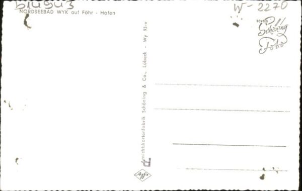 Wyk Foehr Wyk Hafen – Bild 2