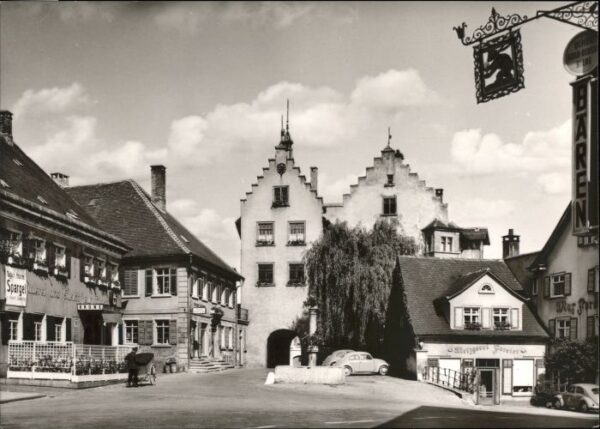 Tettnang Baerenplatz Metzgerei Forsier Gasthof zur Krone