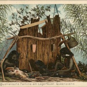 Leipzig Australische Familie Lagerfeuer