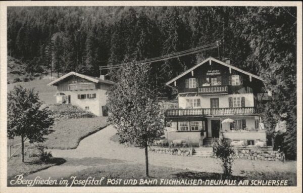Fischhausen Schliersee Bergfrieden  Cafe Pension