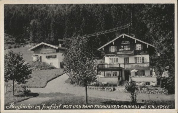 Fischhausen Schliersee Bergfrieden  Cafe Pension