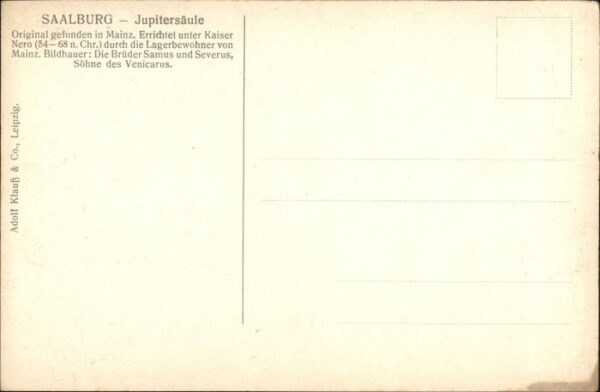 Bad Homburg Saalburg Kuenstler C. Nebel – Bild 2
