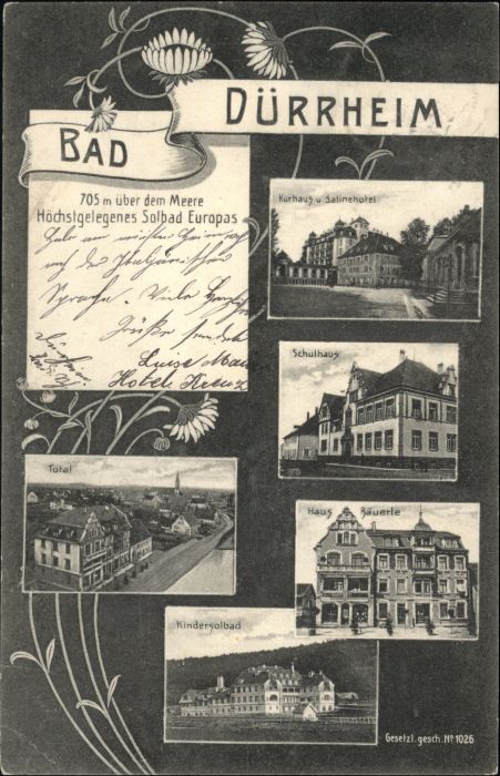 Bad Duerrheim aus Baeuerle Kindersolbad Saline Hotel  x