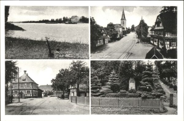 Diersheim Krieger Denkmal Hauptstrasse
