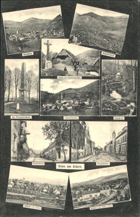 Achern Baden Achern Ottenhoefen Kappelrodeck Gaishoelle Turenne Denkmal  x