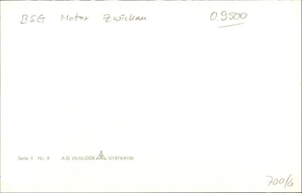Zwickau Sachsen Zwickau [Handschriftlich] – Bild 2