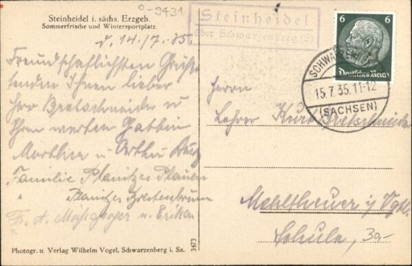 Schwarzenberg Erzgebirge Steinheidel – Bild 2