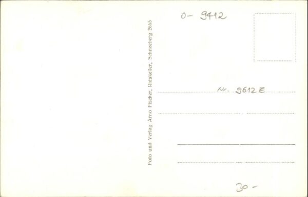 Schneeberg Erzgebirge [Verlag Arno Fischer] Schneeberg  St Wolfgangs Kirche – Bild 2