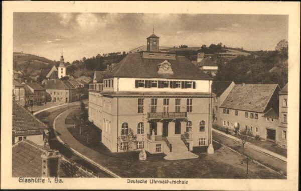 Glashuette Sachsen hrmacher Schule