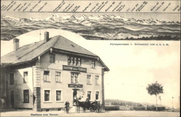 Breitnau [Stempelabschalg] Gasthaus Zum Turner