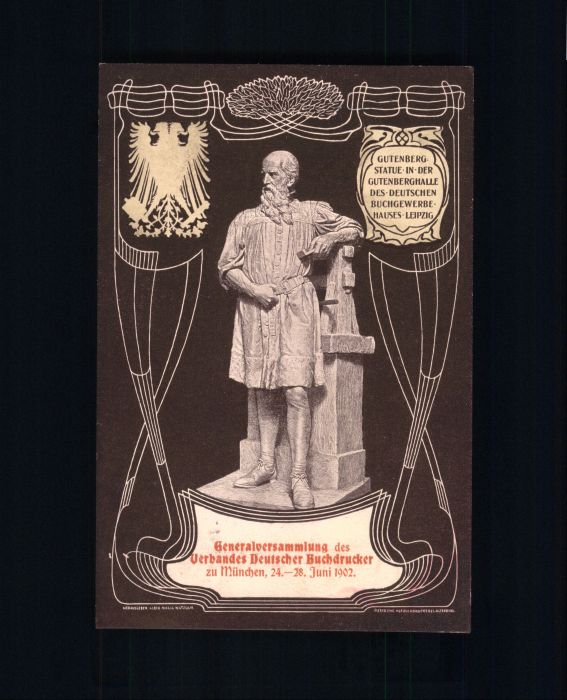 Muenchen utenberg Statue