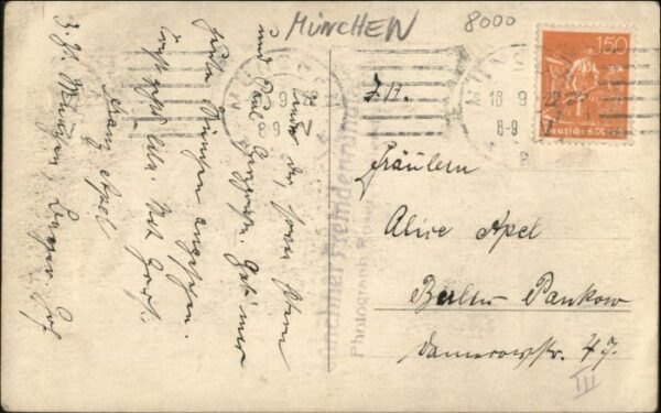 Muenchen Handschriftlich] – Bild 2