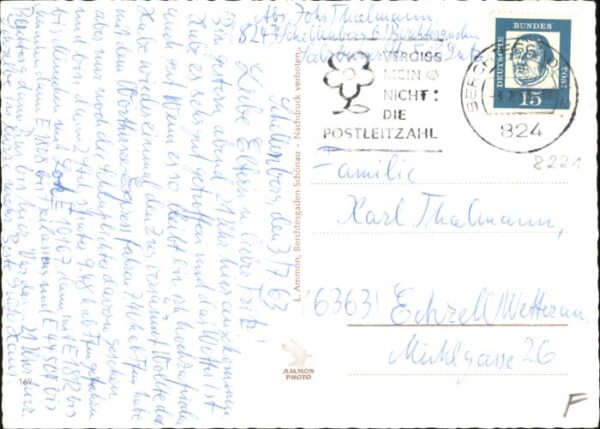 Berchtesgaden [Stempelabschlag] Schellenberg – Bild 2