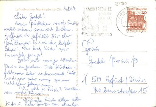 Marktredwitz Fliegeraufnahme – Bild 2