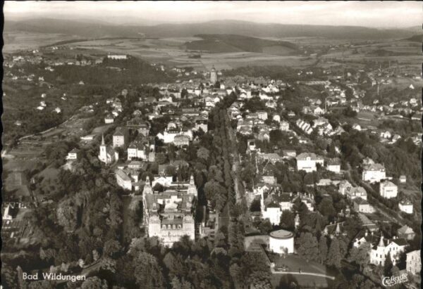 Bad Wildungen Fliegeraufnahme