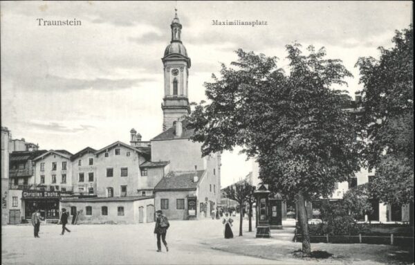 Traunstein Oberbayern Traunstein Maximiliansplatz