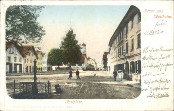 Weilheim Oberbayern Postplatz