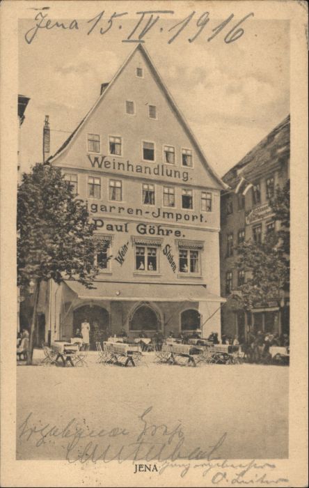 Jena Weinhandlung Paul Goehre