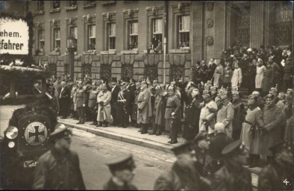 Leipzig Festzugskarte 1. Deutscher Reichskriegertag