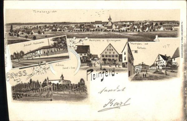 Pleinfeld Bahnhof Restaurant Schloss Marktplatz Kirchengasse