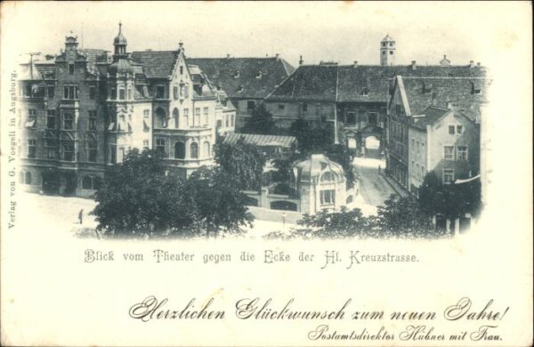 Augsburg [Stempelabschlag] Hl. Kreuzstrasse