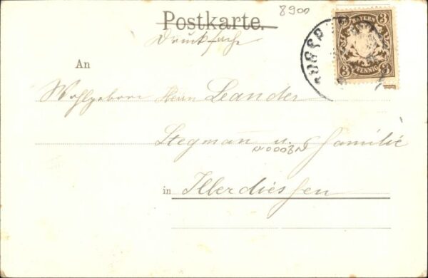 Augsburg [Stempelabschlag] Hl. Kreuzstrasse – Bild 2