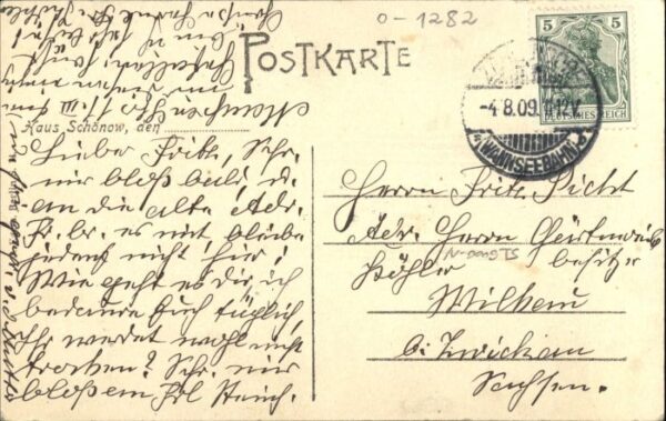 Zehlendorf Berlin [Stempelabschlag] Haus Schoenow – Bild 2